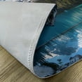 thumbnail image 5 of Ambesonne Winter Place Mats Set of 4, Snowy Frozen Mountain, Standard Size, Blue White Green, 5 of 6