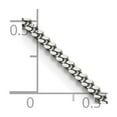 thumbnail image 2 of Chisel Stainless Steel 3.0mm 18in Curb Chain Necklace, 2 of 2