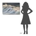 thumbnail image 4 of Global Gallery's 'South Beach Surf' By Katherine Gendreau Stretched Canvas Wall Art, 4 of 4