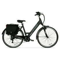 Hyper Bicycles E-Ride 700C 36V Electric Commuter E-Bike for Adults, Pedal-Assist, 250W Motor, Black