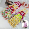 thumbnail image 2 of Pet Vest Comfortable to Wear Delicate Polyester Pineapple Banana Pet Summer Clothes for Spring, 2 of 8