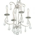 thumbnail image 5 of 5014-OS-CL-MWP Crystorama Lighting Ashton - Four Light Mini Chandelier-Hand Cut Crystal Type-Olde Silver Finish   -Traditional Installation, 5 of 9