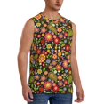 thumbnail image 2 of Haiem Men's Paisley7 Print Tank Tops Summer Sleeveless Cut Off Workout T-Shirts Fitness Vest Athletic Undershirts-X-Large, 2 of 8