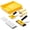 7PCS Paint Edger Tool Kit, variant on Paint Edger with 5pcs Replace Pads, Paint Pad, Edge Painting Tool for Wall Paint Pad Applicator for Ceilings Corner Edges Painter Trim Painting Supplies Trimmer