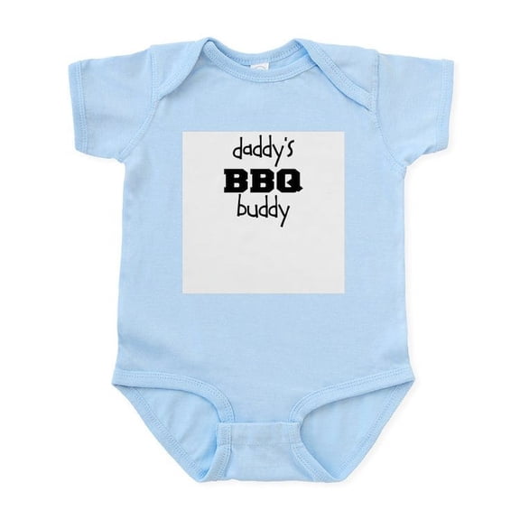 CafePress - Daddys BBQ Buddy Infant Bodysuit - Baby Light Bodysuit, Size Newborn - 24 Months