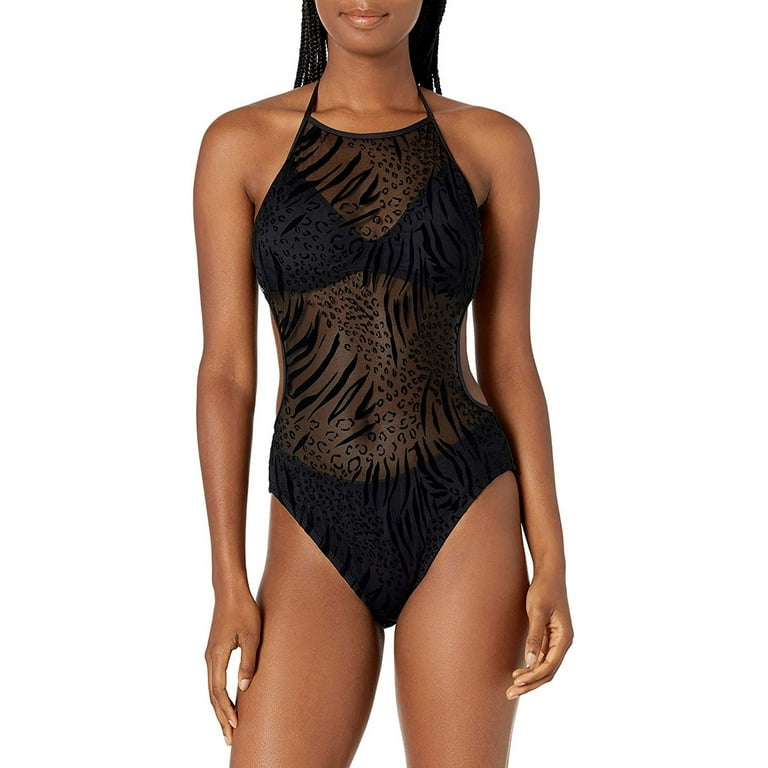 Kenneth cole mesh swimsuit hotsell