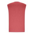 thumbnail image 5 of Dagegui Under $10 Mens Crew Neck Sleeveless T Shirts Summer Cool Workout Muscle Tank Tops Casual Loose Fit Running Training Tee Watermelon Red,M, 5 of 5