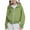 Green, variant on zbxnLI Girls Zip up Hoodies with Thumb Holes Long Sleeve Jackets Fall Winter Hooded Sweatshirts Crop Tops