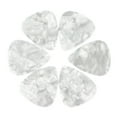 thumbnail image 2 of Exotic Plectrums - Celluloid White Pearl Guitar Or Bass Pick - 1.5 mm Ultra Heavy Gauge - 351 Shape - 100 Pack, 2 of 3