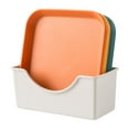thumbnail image 2 of 6-inch Spit Bone Dish Set - Reusable  Easy to Clean Fruit Plate with Storage Base  Ideal for Daily Use, 2 of 8