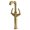 Brass, variant on Kingston Brass LS6608KL Whitaker Double-Handle Vessel Sink Faucet, Brushed Nickel
