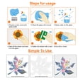 thumbnail image 2 of Billuyoard Adhesivo para ventana Iris reutilizable en forma estática anticolisión Strike Glass Decal dormitorio Cling Sun Catcher para decoración Decoración del hogar Billuyoard HA063464-00, 2 of 6