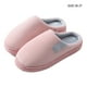 thumbnail image 2 of Qarigey Zapatilla de algodón para mujer y hombre, zapatos coloridos para amantes de interiores, accesorios de ropa de fondo grueso, artículos Calzado Rosado 36-37, 2 of 6