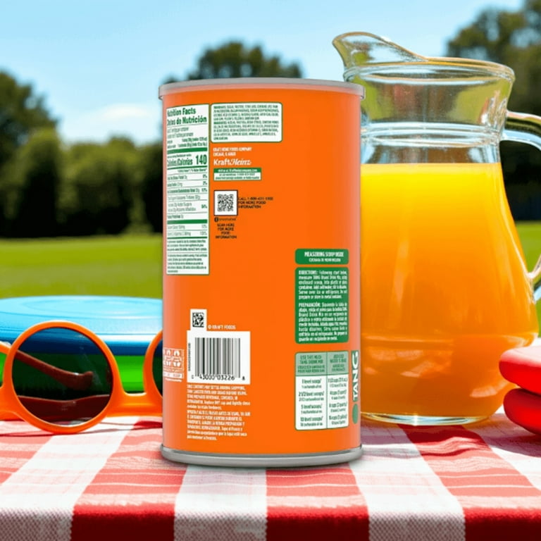 6 Pack Tang Drink Mix, Orange, 72 oz, Vitamin C Enriched