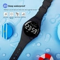 thumbnail image 2 of Reloj digital para niños, reloj inteligente deportivo resistente al agua con grabadora de ejercicios, reloj despertador vibratorio, cronómetro para niños y niñas, correr al aire libre YUNYI BRAND Deportes, 2 of 7