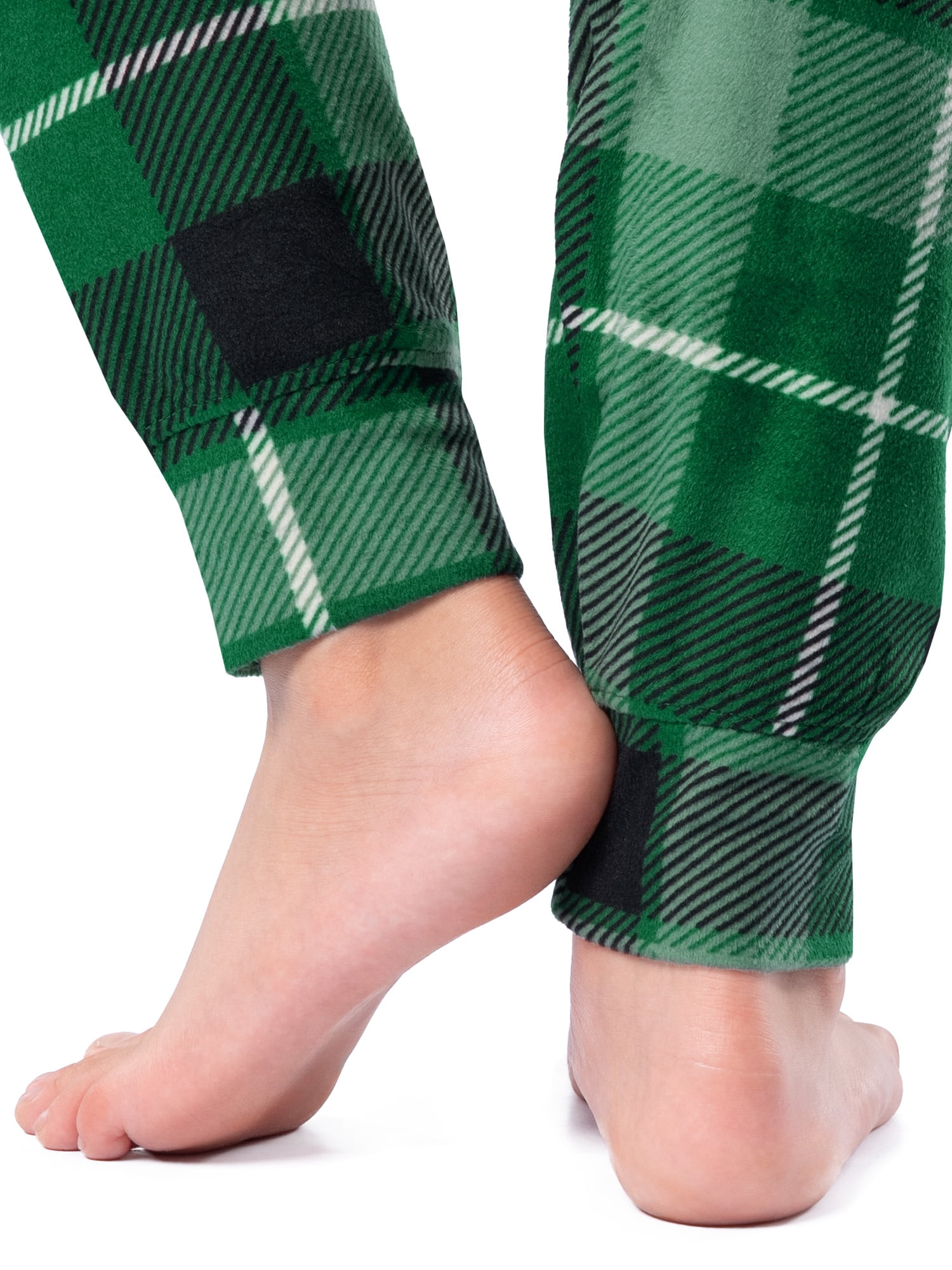 Fruit of the Loom Boy's Sleep Long Sleeve Top & Velour Fleece Jogger Pajama Set, 2-Piece, Sizes 4-16