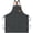 Grey, variant on DOVACKA Heavy Duty Cotton Canvas Cross Back Chef Apron for Men Women, with Large Pockets