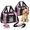 Pink-17.0"L x 11.0"W x 11.0"H (Pack of 2), variant on Pet Carrier For Small Medium Cats Puppies Up To 15 Lbs Airline Approved Dog Travel Puppy Soft Sided Collapsible - Blue (pack Of 2