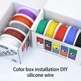 thumbnail image 4 of Kenally Paquete de mezcla de cables eléctricos DIY de 50M y 30AWG, envoltura de envoltura antiabrasión multiusos, Cable de decoración, Type3 NO3, 4 of 6