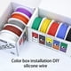 thumbnail image 4 of Eigraketly Paquete de mezcla de cables eléctricos DIY de 50M y 30AWG, envoltura de envoltura de cobre estañado para aerolíneas, Cable de Type3 NO3, 4 of 6