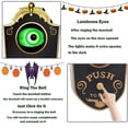 thumbnail image 4 of Timbre de Halloween Venforze con decoración de Halloween con globo ocular animado, 4 of 6