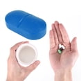 thumbnail image 4 of Unique Bargains 1 Pc 6 Grids Capsule Type Pill Case Portable for Travel Blue, 4 of 6