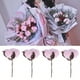 thumbnail image 2 of 6pcs flores de algodón secas, tallos de algodón individuales, flores artificiales, decoración de bodas (rosa claro), 2 of 4