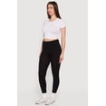 thumbnail image 2 of Women's Fleece Lined Waffle Knit Waist Leggings, 2 of 4