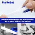 thumbnail image 2 of PinesC EternaNest Sealing Tape, Industrial Marking Tape, Teflon Plumbing Seal Tapes, 12mm x 10m Pipe Tape Roll - 10Pcs, 2 of 5