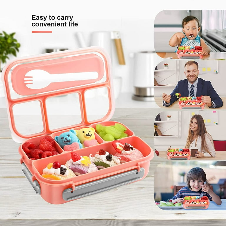 Best 5 Leakproof Lunch Box For Kids, Compartment Tiffin Box For School