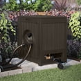 thumbnail image 4 of Suncast 125' Aquawinder Auto Rewind Water Powered Yard Hose Reel, Java (2 Pack), 4 of 4