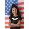 thumbnail image 2 of Old Glory Youth Halloween Pilgrim Costume Short Sleeve T Shirt, 2 of 6