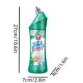 thumbnail image 2 of Limpiador desincrustante de inodoro para baño, espuma de 500 ml para manchas difíciles, limpiador multiusos para baño, desincrustante para baño, inodoro, ducha, limpiador de vidrios., 2 of 9