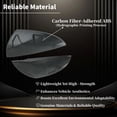 thumbnail image 2 of Two M Style Carbon Fiber Texture Mirror Cover Caps for 2021-2024 Lexus IS300, 2 of 8