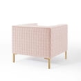 thumbnail image 6 of Modway Resonate Performance Velvet Armchair in Pink, 6 of 10