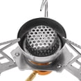thumbnail image 3 of Estufa al aire libre Lixada acampar al aire libre cocina a prueba de viento de gran potencia Gas estufa butano quemador portátil plegable Split horno 3200W Lixada Estufa al aire libre, 3 of 7