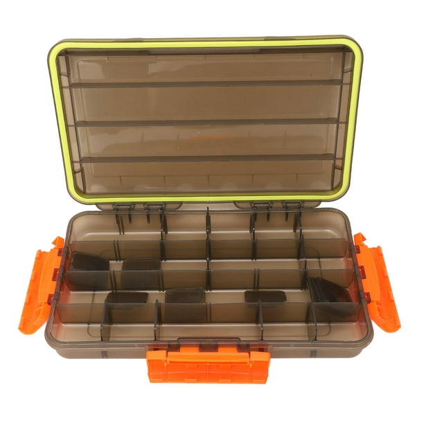 Fishing Tackle Box, Fishing Lure Storage Case Eco Friendly Plastic  Adjustable Baffle Design For Outdoor