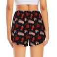 thumbnail image 2 of Lsque Fire Fighting Printed Women's Running Shorts with Liner Pockets,Elastic Quick Dry Workout Athletic Gym Yoga Shorts,Womens High Waist Shorts-Medium, 2 of 9