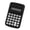 Black-BK Home Decor, variant on JJV Campus Color Calculator with Large Screen 8 Digits Display Dual Power Source, Solar and Battery Portable Plastic Desktop Calculator with Stand for Office Finance