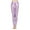 Light Purple, variant on iEFiEL Womens Shiny Glossy High Waisted Yoga Pants Stretchy Workout Dance Skinny Leggings Grey M