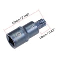 thumbnail image 2 of Uxcell Torx Bit Socket S2 Steel & Cr-V Blue plated  T55 2" Length, 2 of 5