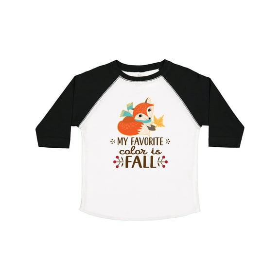 Inktastic October Favorite Color is Fall Girls Toddler T-Shirt