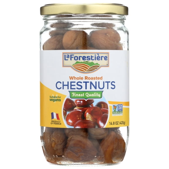 La Forestiere Whole Roasted Chestnuts, 14.8 Oz