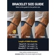 thumbnail image 5 of PROSTEEL Bracelet for Men Women Charm Bracelets 6MM Stainless Steel Cuban Link Chain Birthday Father Day Jewelry Gifts 8.3 Inches Black Chain, 5 of 9