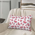 thumbnail image 6 of Fotbe Watermelon Pillow Cases - Envelope Closure - Luxury, Extra Soft, Cooling Pillow Covers - Wrinkle, Fade, Stain Resistant-14"x20", 6 of 8