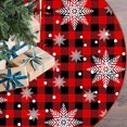 thumbnail image 4 of Polyester Christmas Tree Skirt with Water-Repellent Fabric for Indoor and Outdoor Holiday Decorations, 4 of 6