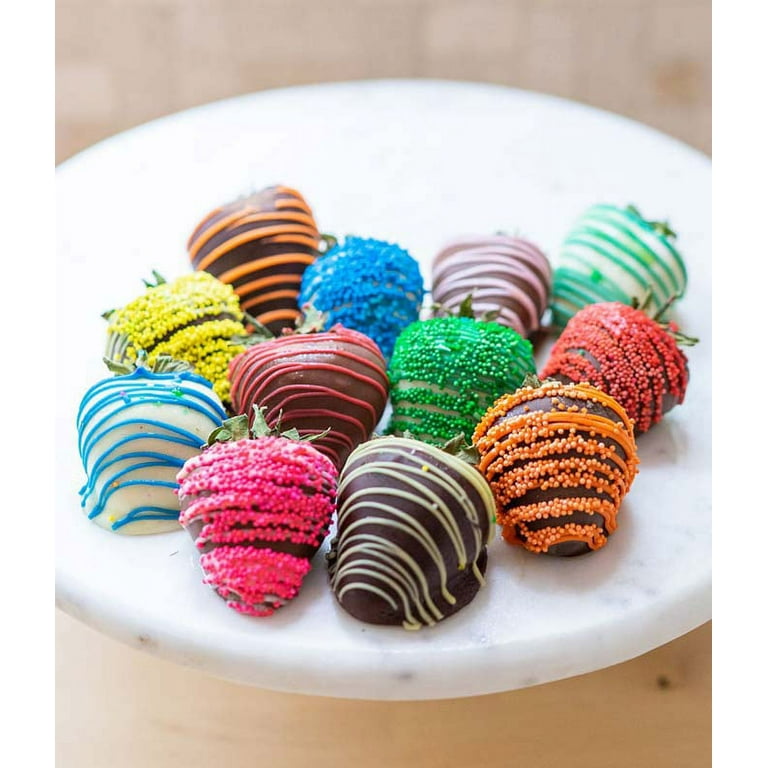 From You Flowers - Rainbow Chocolate Covered Strawberries
