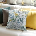 thumbnail image 3 of BANET Spring Sage Green Pillow Covers ,Watercolor Eucalyptus Branches Blue Green Square Cushion Pillowscase for Bedroom Home Sofa Decoration Seafoam Leaf Print Throw Pillow White, 3 of 5