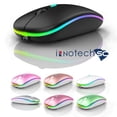 thumbnail image 1 of Bluetooth Rechargeable wireless Mouse for MacBook pro MacBook Air Mac Laptop Chromebook Windows Notebook MacBook HP PC DELL, 1 of 11