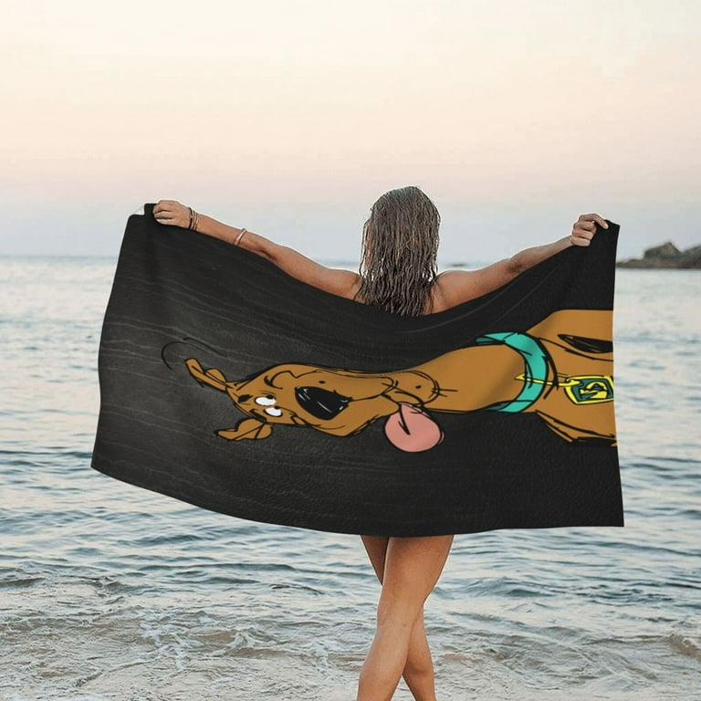 Scooby Doo Beach Towel Absorbent Quick Dry Towels For Travel Lightweight Soft Microfiber For Cartoon Fans 27.5 X55 Walmart